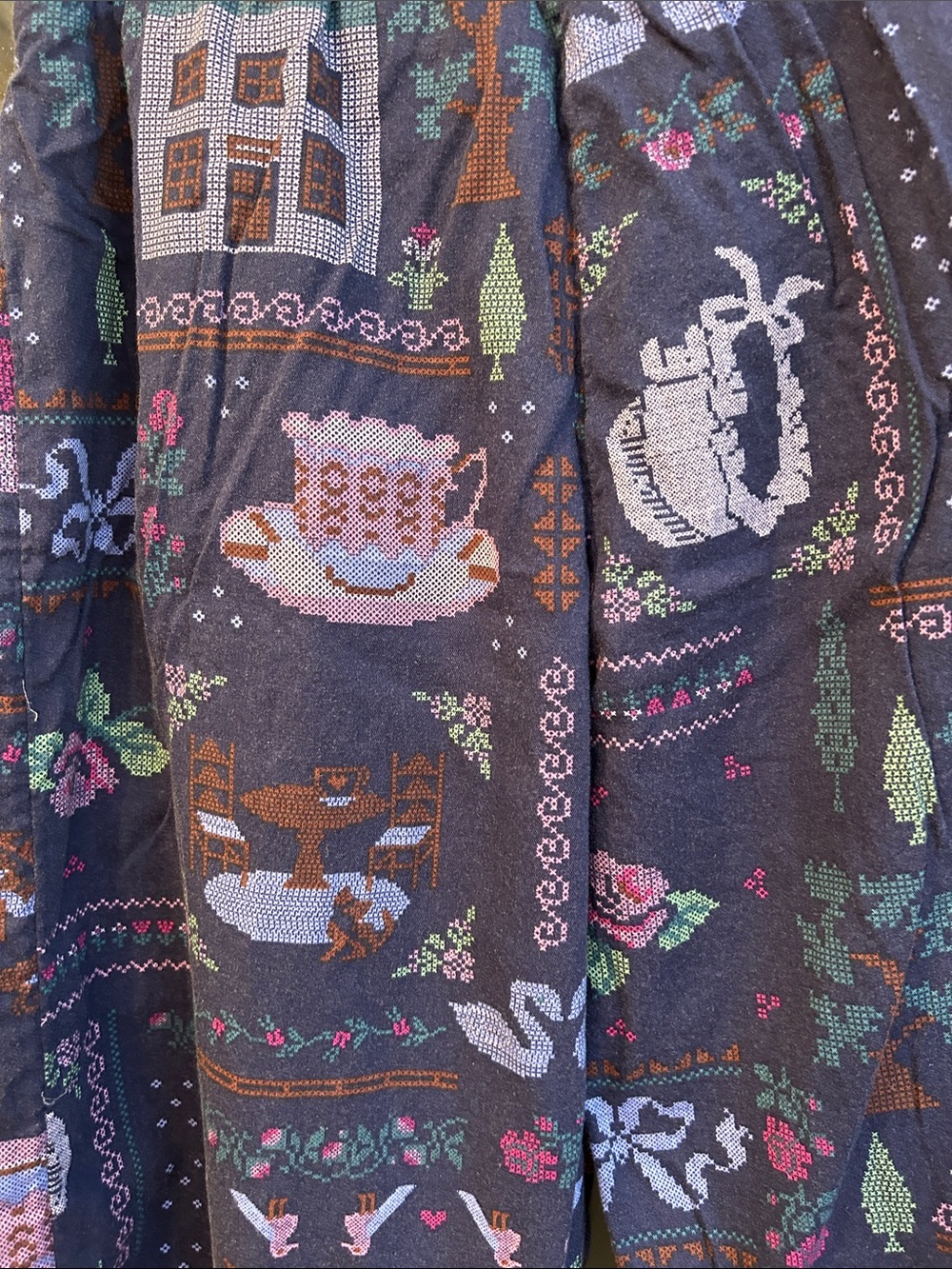 Urban Outfitters Navy Patchwork Print Joggers NWOT - Picture 6 of 6